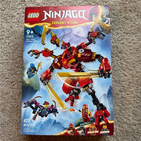 LEGO NINJAGO Kai’s Ninja Climber Mech Adventure Toy Set, Buildable Figure, 71812 - Picture 1 of 2
